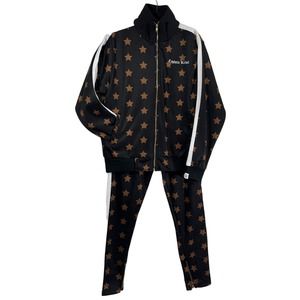 Captain Rebel Black Star Track Suit Set  Size Large‎